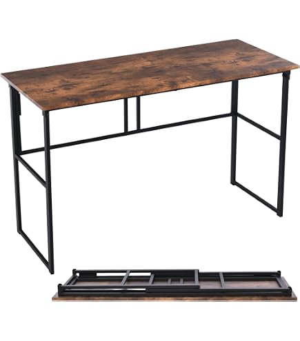 Amazon | 【組立品】パソコンデスク 幅120cm 奥行60cm ワークデスク